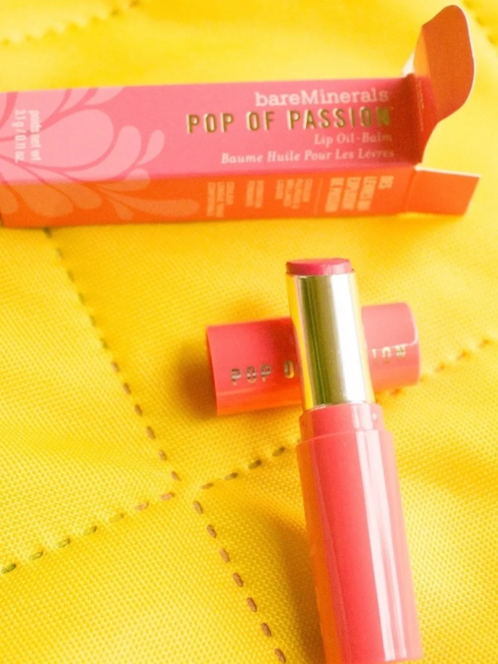 🖤💕Bareminerals Peach Passion Pop of Passion Lip Oil Balm